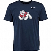 Fresno State Bulldogs Nike Big Logo WEM T-Shirt - Navy Blue,baseball caps,new era cap wholesale,wholesale hats